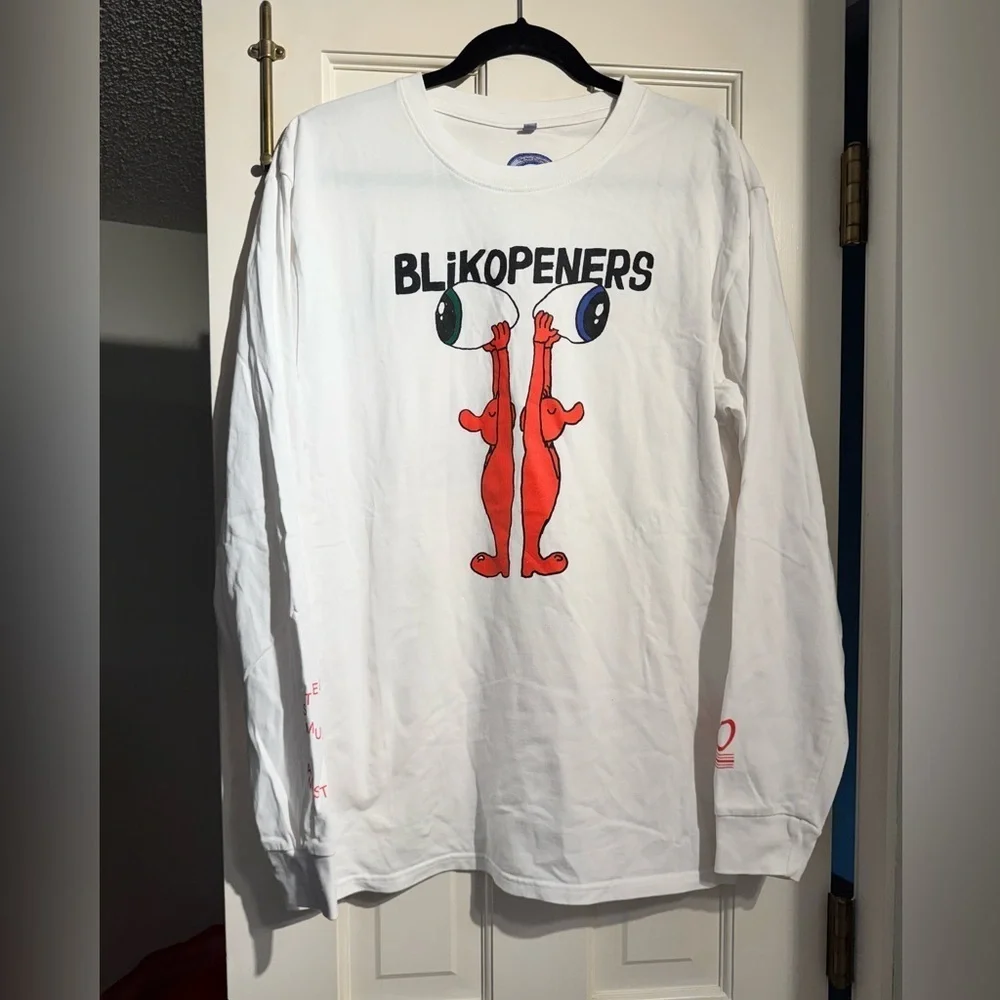 The New Originals x Blikopeners Long Sleeve Shirt Cotton White Large Amsterdam